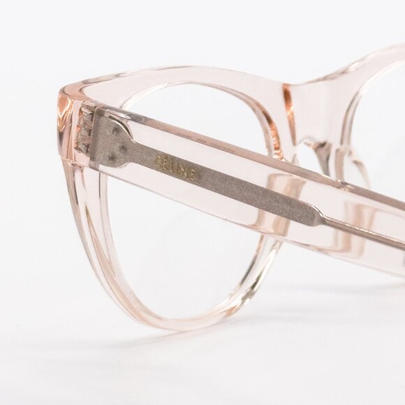 NEW CELINE CL50019I 072 CLEAR PINK WOMEN EYEGLASSES CELINE - Picture 6 of 10